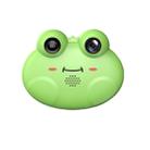 Frog Mini Children Digital HD Camera Single Lens SLR Toy Camera(Green) - 1