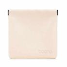 2 PCS Baona Earphone Data Cable Storage Bag Mini Portable U Disk Earphone Bag, Size:Small(Light Apricot) - 1