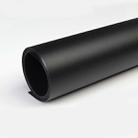 70x140cm Shooting Background Board PVC Matte Board Photography Background Cloth Solid Color Shooting Props(Black) - 1