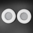 2pcs For Monster DNA Protein Leather + Sponge Headphone Protective Case Earmuffs(White) - 1
