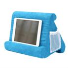Laptop Holder Tablet Pillow Multifunction Laptop Cooling Pad Rest Cushion(Lake Blue) - 1