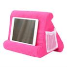 Laptop Holder Tablet Pillow Multifunction Laptop Cooling Pad Rest Cushion(Rose Red) - 1