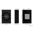 For Jetson Orin Waveshare 24076 Cooling Fan Speed Adjustable(Black) - 3
