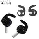 30PCS Ultra-thin Earphone Ear Caps For Apple Airpods Pro(Black) - 1