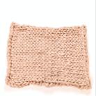 50x50cm New Born Baby Knitted Wool Blanket Newborn Photography Props Chunky Knit Blanket Basket Filler(Coffee) - 2