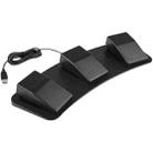 Pcsensor FS23 CF Foot Pedal Switch Keyboard Control Mouse Game Combo Pedal(Mechanical Sound) - 1