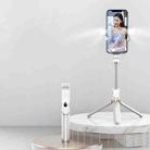 XT06S Live Beauty Bluetooth Tripod Selfie Stick(White) - 1