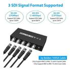 1 In 4 Out SD-SDI / HD-SDI / 3G-SDI Distribution Amplifier Video SDI Splitter(US Plug) - 6