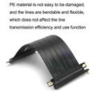 PCI-E 3.0 16X 180-degree Graphics Card Extension Cable Adapter Cable, Length: 20cm - 5