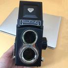 Double Reflex Camera Model Retro Camera Props Decorations Handheld Camera Model(Black (Original)) - 2