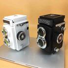 Double Reflex Camera Model Retro Camera Props Decorations Handheld Camera Model(Black (Original)) - 5