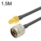 SMA Female To N Male RG58 Coaxial Adapter Cable, Cable Length:1.5m - 1