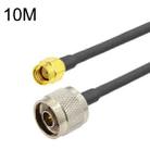 RP-SMA Male to N Male RG58 Coaxial Adapter Cable, Cable Length:10m - 1