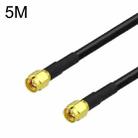 SMA Male To SMA Male RG58 Coaxial Adapter Cable, Cable Length:5m - 1