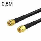 SMA Male To RP-SMA Male RG58 Coaxial Adapter Cable, Cable Length:0.5m - 1