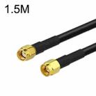 SMA Male To RP-SMA Male RG58 Coaxial Adapter Cable, Cable Length:1.5m - 1