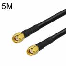RP-SMA Male To RP-SMA Male RG58 Coaxial Adapter Cable, Cable Length:5m - 1