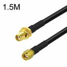 SMA Female To RP-SMA Male RG58 Coaxial Adapter Cable, Cable Length:1.5m - 1