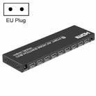 FJGEAR FJ-4K801 4K 8 In 1 Out HDMI HD Video Switcher, Plug Type:EU Plug(Black) - 1