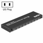 FJGEAR FJ-4K801 4K 8 In 1 Out HDMI HD Video Switcher, Plug Type:US Plug(Black) - 1