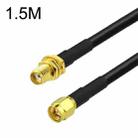 SMA Male To SMA Female RG58 Coaxial Adapter Cable, Cable Length:1.5m - 1