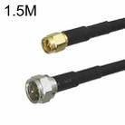 SMA Male To F TV Male RG58 Coaxial Adapter Cable, Cable Length:1.5m - 1