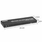 FJGEAR FJ-SM1010 30HZ HDMI 4K HD Audio And Video Splitter, Plug Type:US Plug(Black) - 2