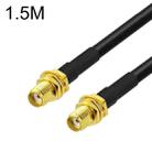 SMA Female To SMA Female RG58 Coaxial Adapter Cable, Cable Length:1.5m - 1