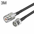 BNC Male To UHF Female RG58 Coaxial Adapter Cable, Cable Length:3m - 1