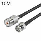 BNC Male To UHF Female RG58 Coaxial Adapter Cable, Cable Length:10m - 1