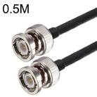 BNC Male To BNC Male RG58 Coaxial Adapter Cable, Cable Length:0.5m - 1