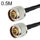 N Male To N Male RG58 Coaxial Adapter Cable, Cable Length:0.5m - 1