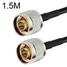 N Male To N Male RG58 Coaxial Adapter Cable, Cable Length:1.5m - 1