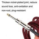 Guitar Connection Wire Folk Bass Performance Noise Reduction Elbow Audio Guitar Wire, Size:0.5m(Red Black) - 4