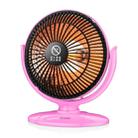 Small Sun Mini Home Office Heater 6 inch Electric Heater National Standard Plug, Specification:with 3m Extension Cable(Pink) - 1