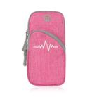 Universal Sport Armband Case For Mobile Phone Sports Running Bag Outdoors Pouch For iPhone(Rose Red) - 1