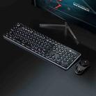LANGTU LT600 Silent Office Punk Keycap Wireless Keyboard Mouse Set(Black) - 2