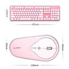 LANGTU LT600 Silent Office Punk Keycap Wireless Keyboard Mouse Set(Silver) - 3