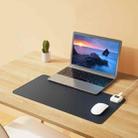 Digital Display Temperature Control Heated Leather Desk Pad Mouse Pad,CN Plug, Size: 52 x 26cm(Black) - 1