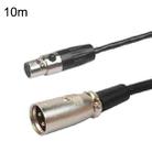 Xlrmini Caron Female To Mini Male Balancing Cable For 48V Sound Card Microphone Audio Cable, Length:10m - 1