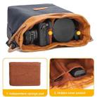 S.C.COTTON Camera Lens Protection Bag Liner Bag Waterproof Camera Storage Bag, Size: M(Blue) - 5