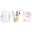 For Fujifilm Instax Mini 11  5sets Storage Case + Shoulder Strap + Sticker 3 In 1 Set(Set 2) - 1