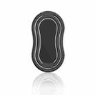 Metal Car Mobile Phone Folding Bracket Ring Buckle Paste Bracket,Style: Gourd(Black) - 1