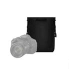 Baona Camera Bag Lens Drawstring Pouch, Size: Medium(Black) - 1