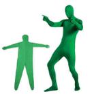 Photo Stretchy Body Green Screen Suit Video Chroma Key Tight Suit, Size: 170cm(Green One-piece) - 1