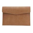 PU Leather Litchi Pattern Sleeve Case For 14 Inch Laptop, Style: Single Bag (Light Brown) - 1