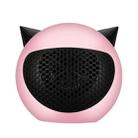 Mini Heater Desktop Home Heater, Color:Little Bevil Pink, US Plug - 1