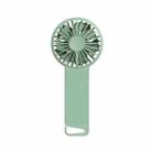 F5 Mute Portable Hand Hold Folding Fan(Gray Green) - 1