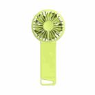 F5 Mute Portable Hand Hold Folding Fan(Fluorescent Green) - 1