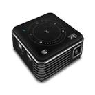 P11 4K HD DLP Mini 3D Projector 4G + 32G Smart Micro Convenient Projector, Style:AU Plug(Black) - 2